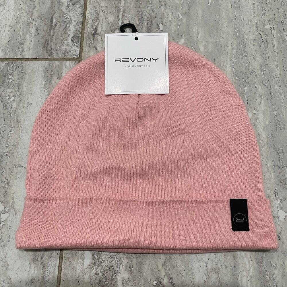 NWT Revony Warm Slouchy & Stretchy Soft Cotton Pink Beanie